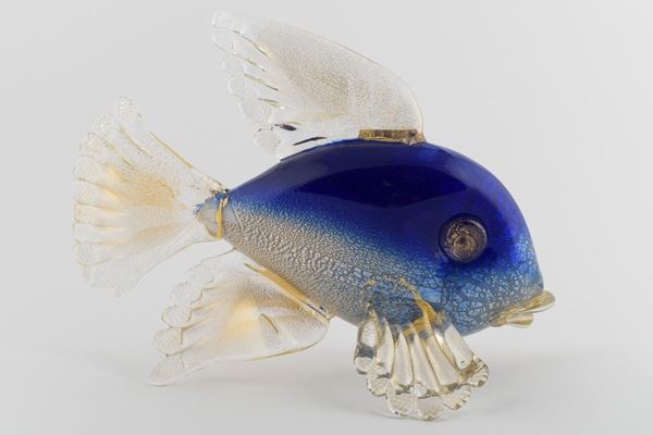 Pesce in vetro soffiato
