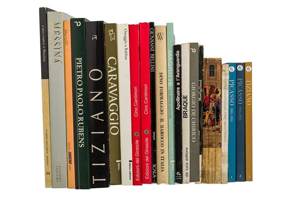 Lotto 21 libri d&#39;arte