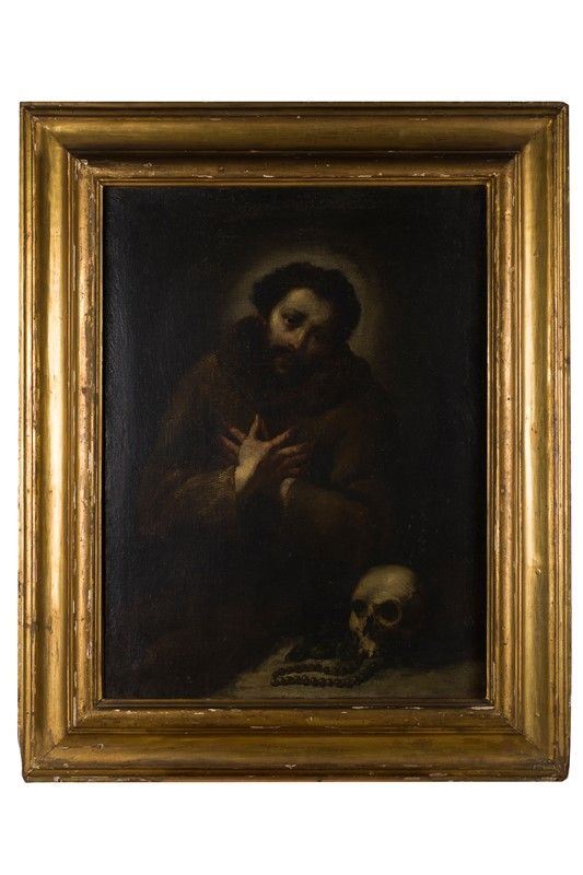 cerchia di Aniello Falcone - San Francesco in estasi dopo la stigmatizzazione