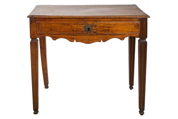 Walnut wood desk