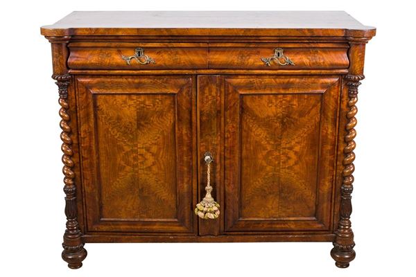 Mahogany feather sideboard