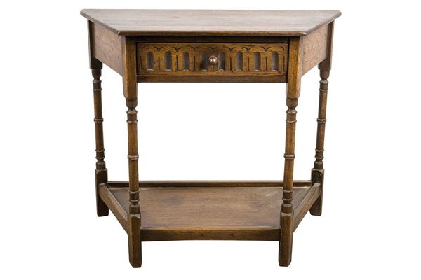 Consolle in legno di rovere