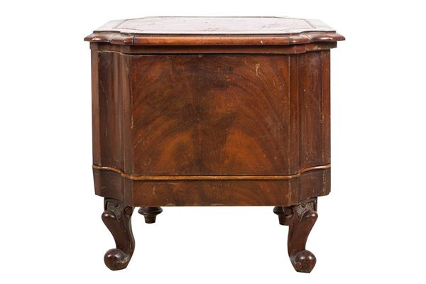 Mahogany firewood holder
