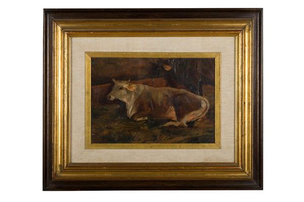 Giovanni Lomi - Cows in the stable