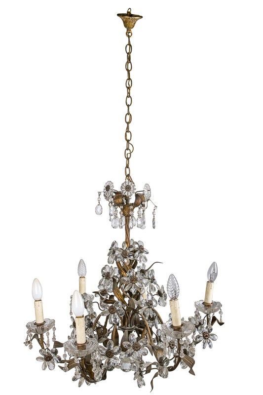 Six-arm chandelier