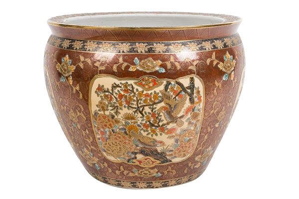 Grande cachepot in ceramica
