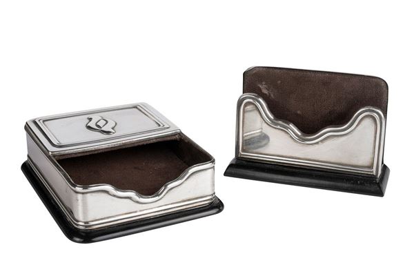 Set da scrivania in argento 925