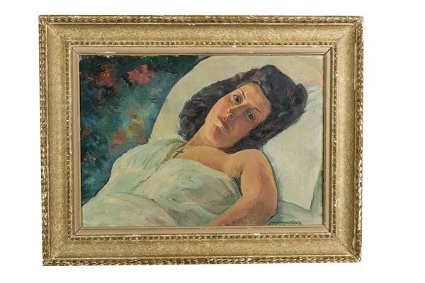Lying woman
