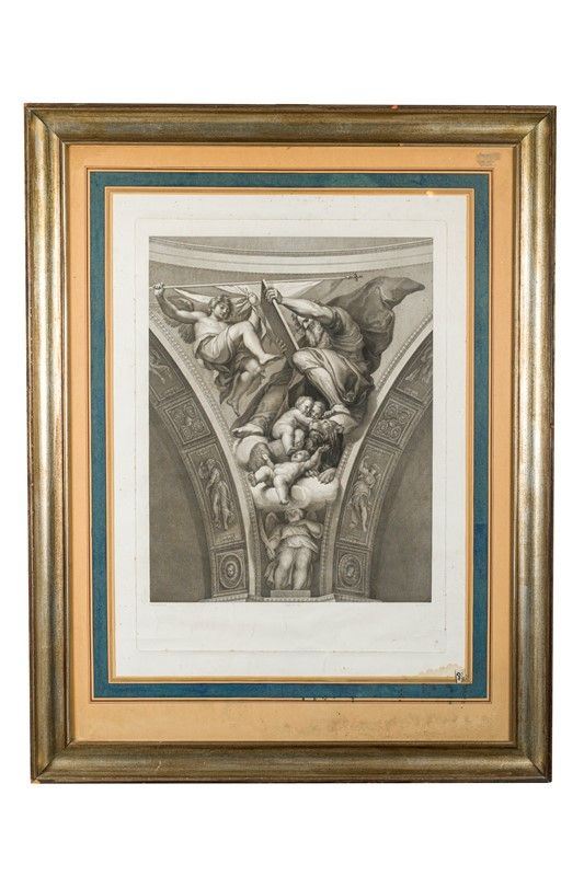 Ignazio Pavon - San Marco Evangelista, Pennacchio di Sant&#39;Andrea della Valle, Roma