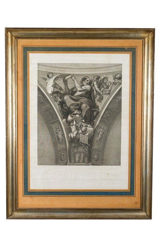 Giuseppe Marcucci - San Luca Evangelista, Pennacchio di Sant&#39;Andrea della Valle, Roma