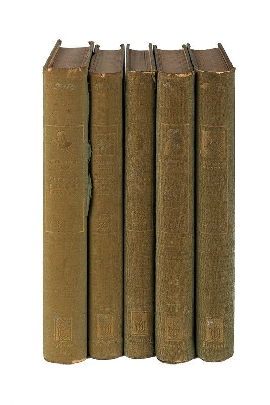 Lotto di cinque libri