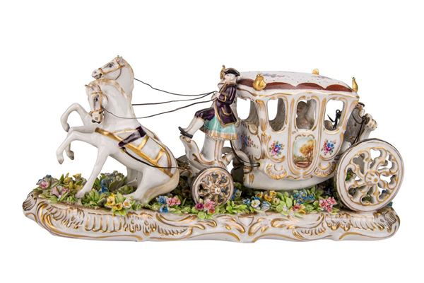 Carriage with horses