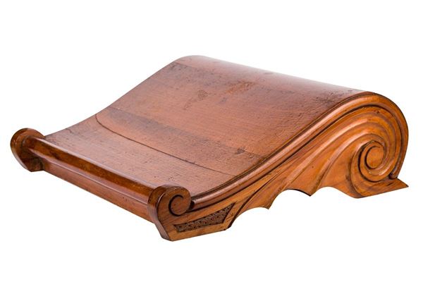 Walnut footrest