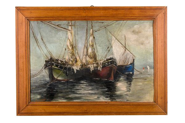 Glimps of the sea with ships