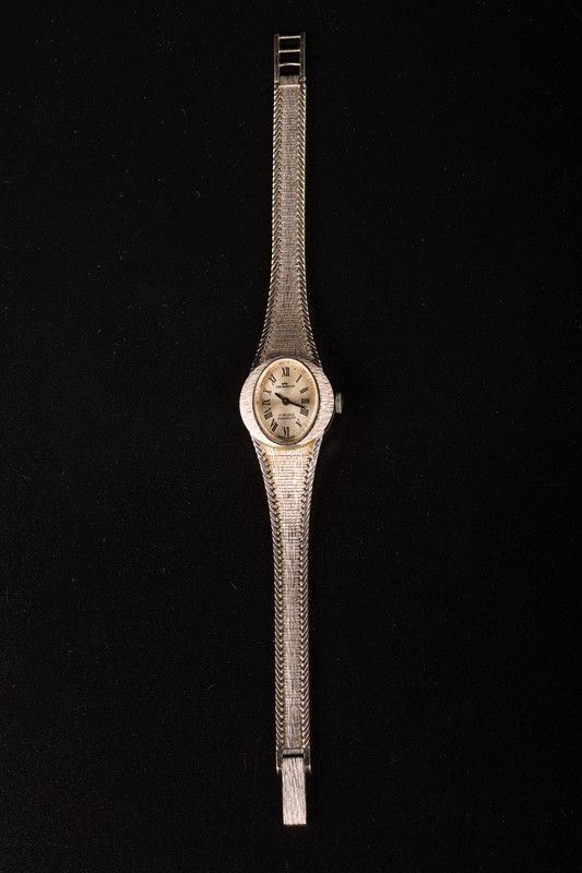 18kt white gold Commodoor woman&#39;s watch