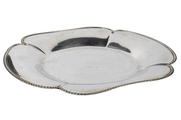 Centrotavola in argento 800