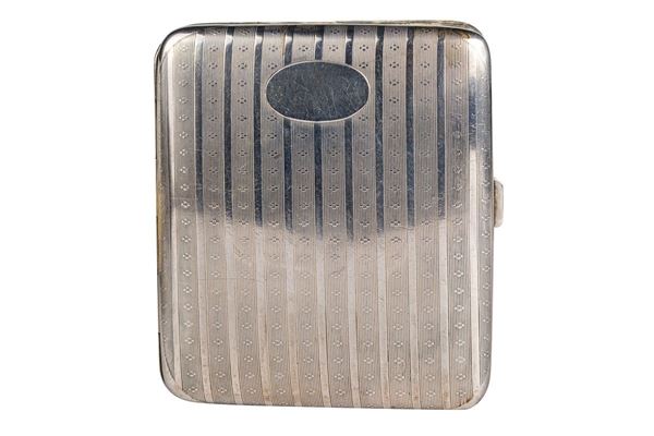 800 silver cigarette case