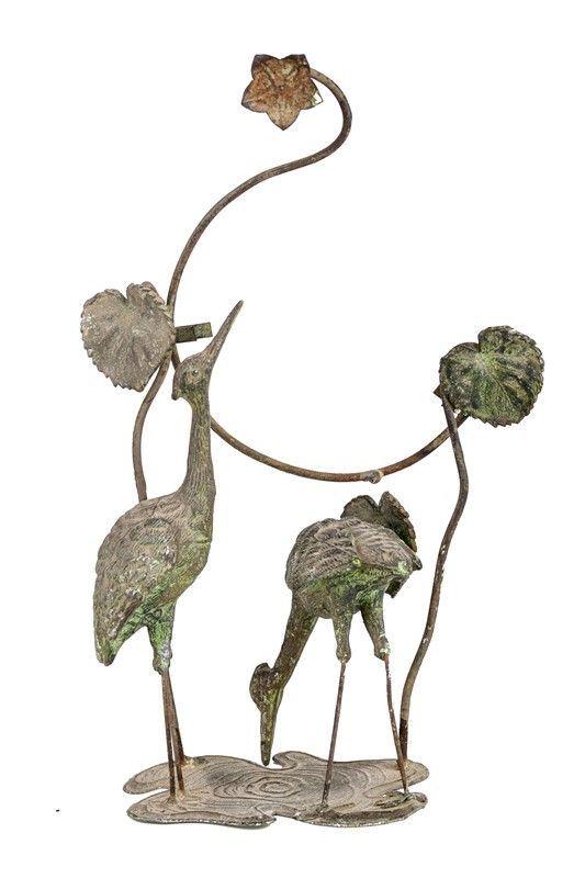 Iron mirror holder