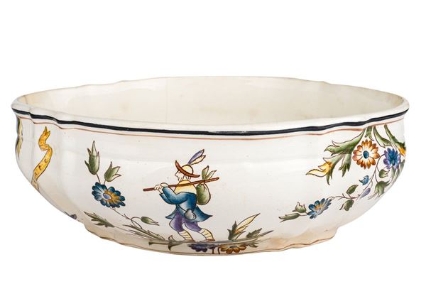 Giò Ponti, Polychrome ceramic salad bowl