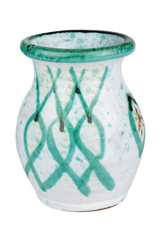 Vaso in ceramica smaltata