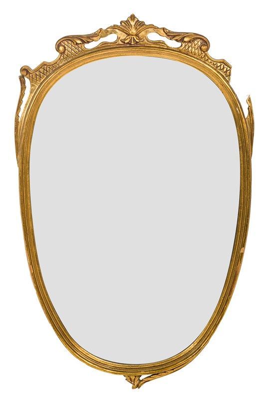 Gilded wood mirror