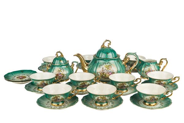 Porcelain tea set