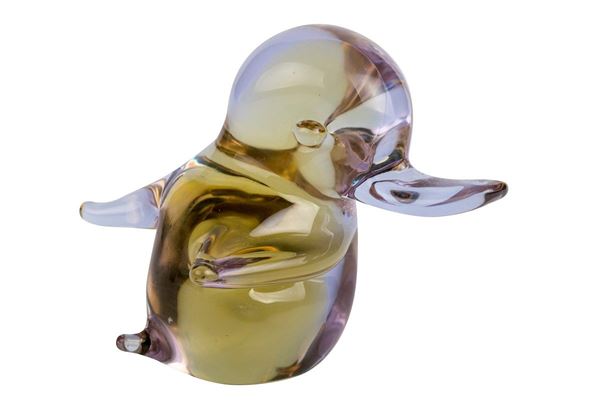 Anatroccolo in vetro di Murano