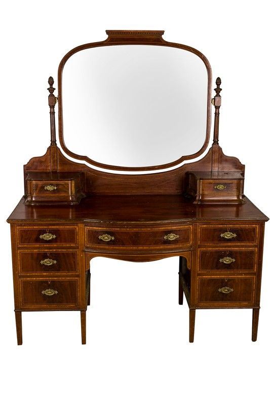 Dressing table with mirror