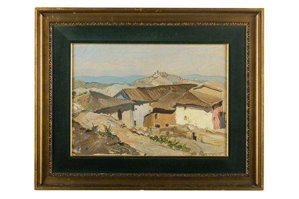 Glimpse of village