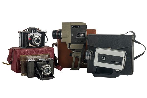 Lot of 2 cine cameras and 2 cameras