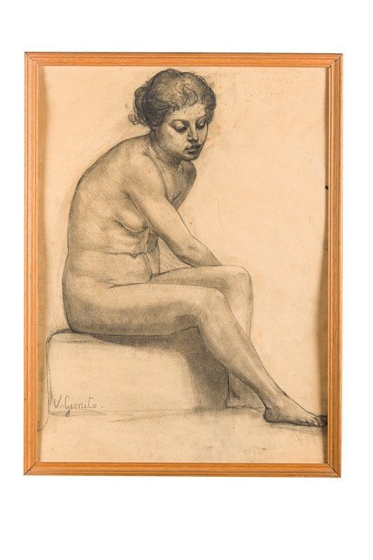 Vincenzo Gemito - Nude study