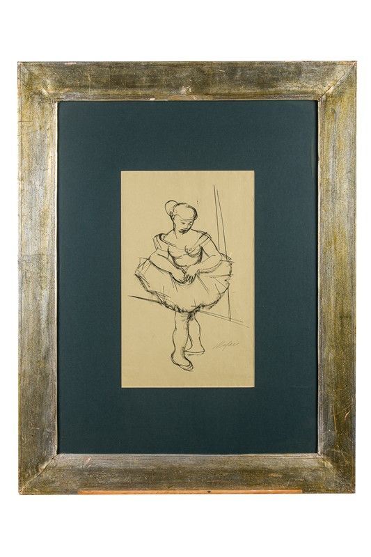 Mario Mafai - Dancer seen from the front