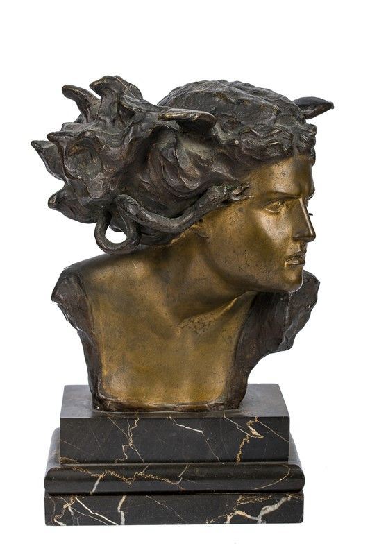 Ferdinando De Luca - Hermes&#39; head with asps