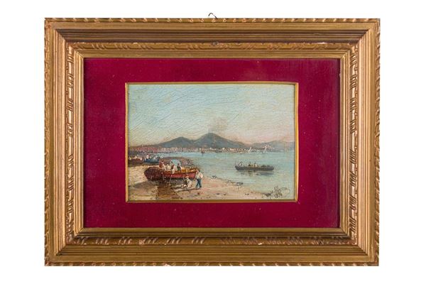 View of Vesuvius from Margellina