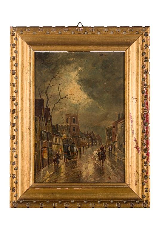 Glimpse of city
