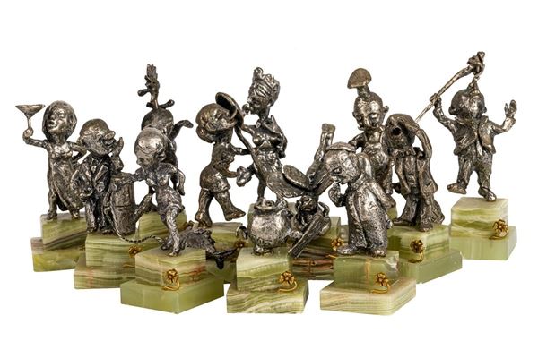 Lotto di 12 segnaposto