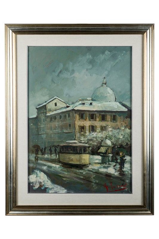 Annibale Scaroni - Glimpse of Brescia