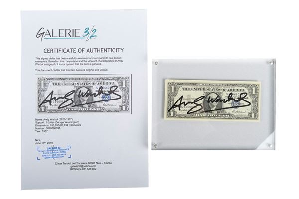 Andy Warhol (attr.) - One dollar Washington