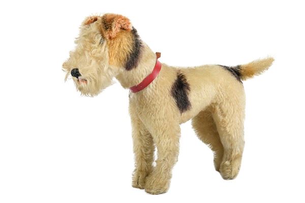 Steiff (attr.), Vintage plush &quot;Fox terrier&quot;