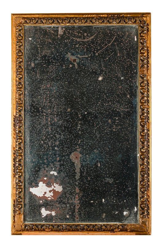 Gilded wood mirror