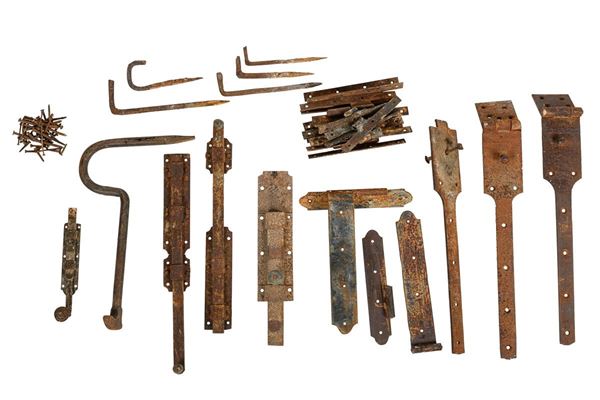 Lot of antique hardware