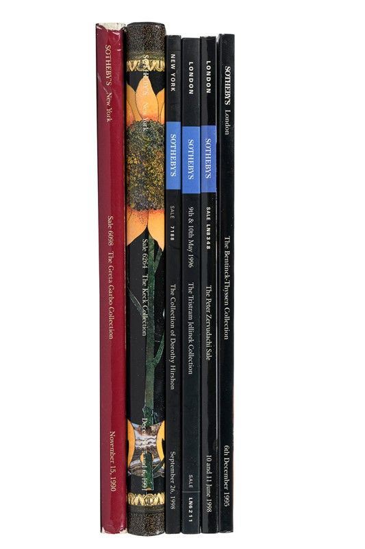 Lot of 6 collectible Sotheby&#39;s catalogs