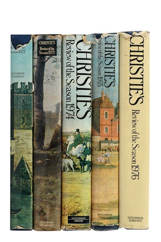 Lot of 5 Christie&#39;s annuals