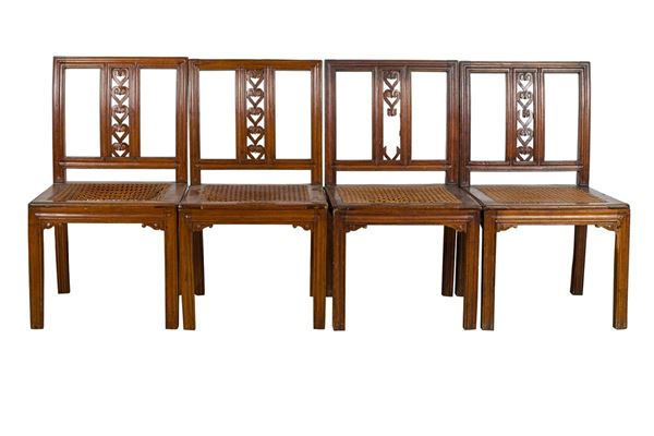 Lot of four chairs