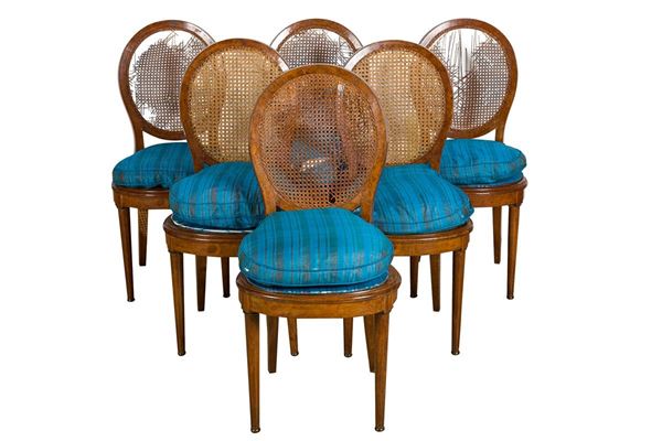 Lot of six chairs