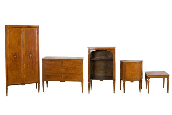 Maggiolini style bedroom furniture