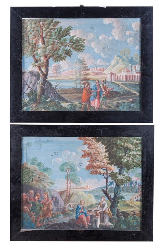 Pair of landscapes