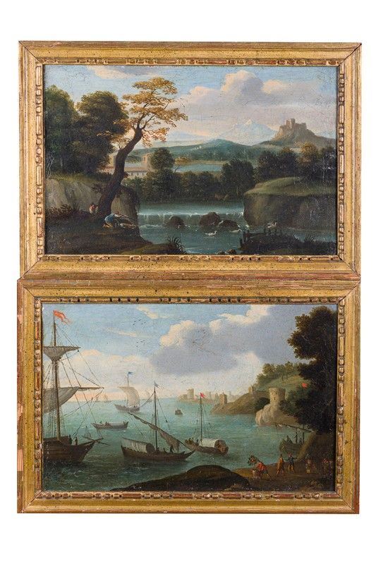 Paolo Anesi (attr. a) - Pair of landscapes