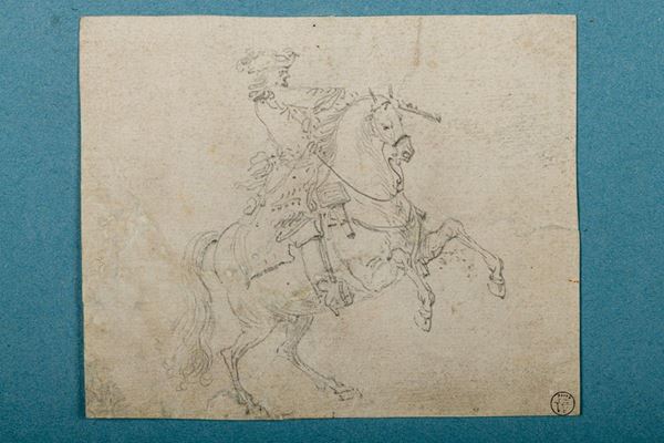 Cavaliere intento a sparare