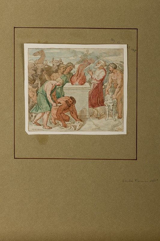 Il sacrificio di No&#232;, da Raffaello